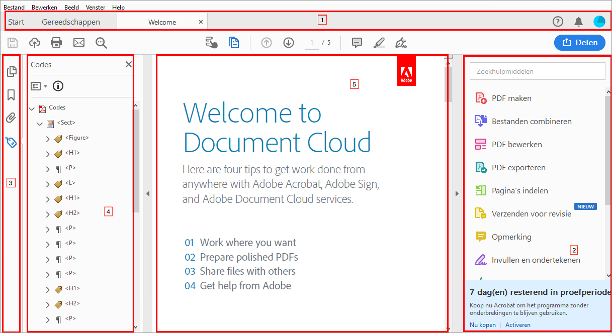 Nieuwe voiceover-containers in documentweergave