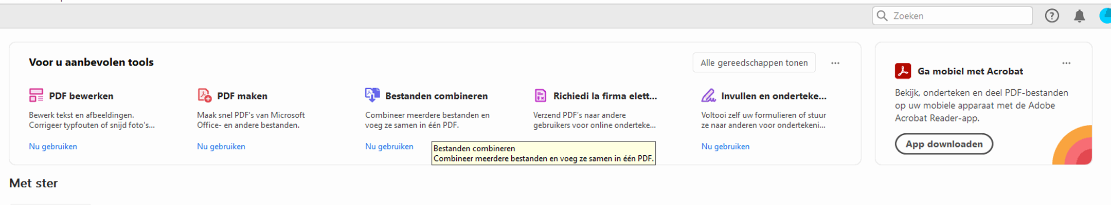 Meer tools ontdekken