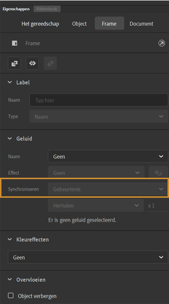 Audio streamen, optie