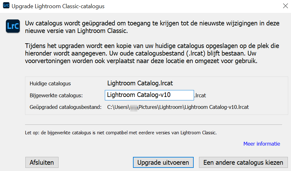Catalogi maken en beheren in Lightroom Classic