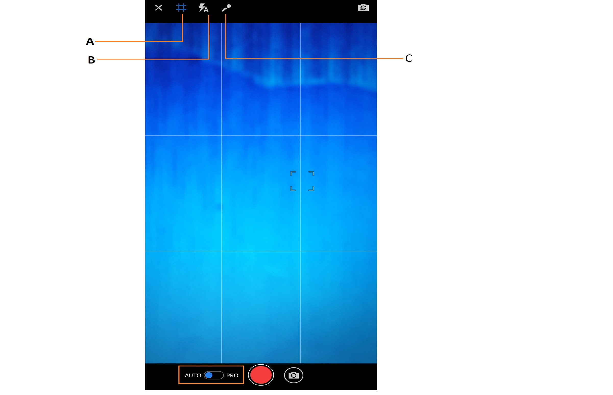 De automatische opname-opties in Premiere Rush