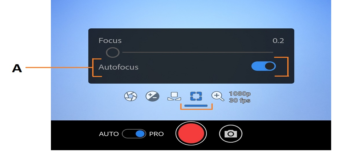 PRO-focusopties in Premiere Rush
