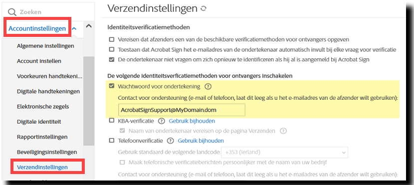 Aangepaste besturingselementen voor het wachtwoordbericht