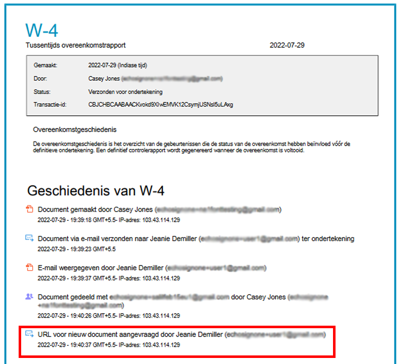 Nieuwe koppelingsaanvraag voor verlopen koppeling