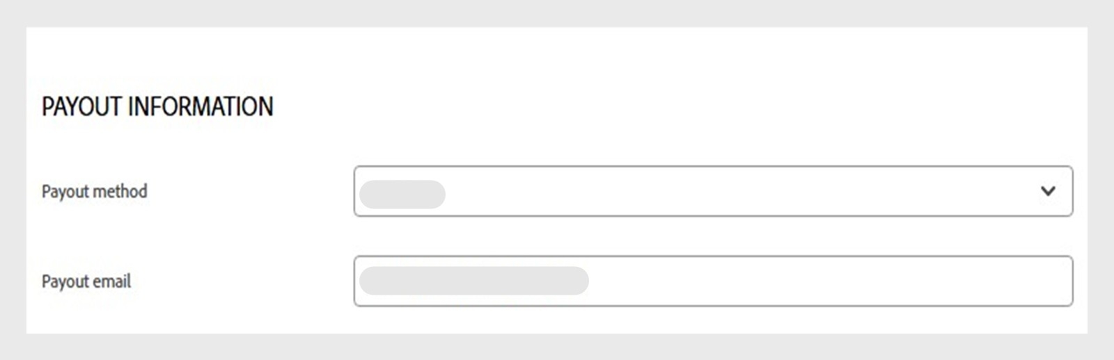 Je kunt uitbetalingsinformatie zoals uitbetalingsmethode en e-mailadres voor uitbetaling instellen op deze pagina.