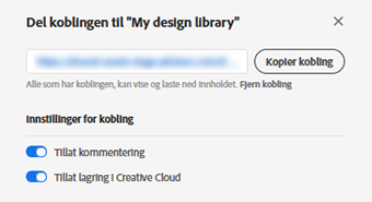 Endre innstillinger for koblinger