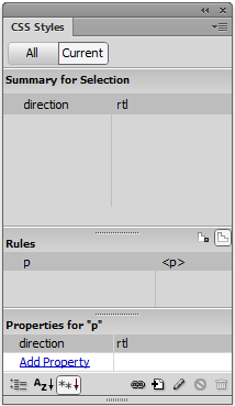 Retningsattributt i CSS