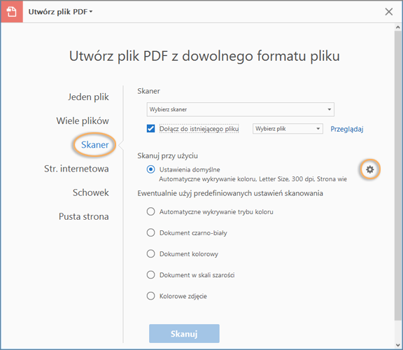 Skanowanie Dokumentow Do Formatu Pdf Adobe Acrobat