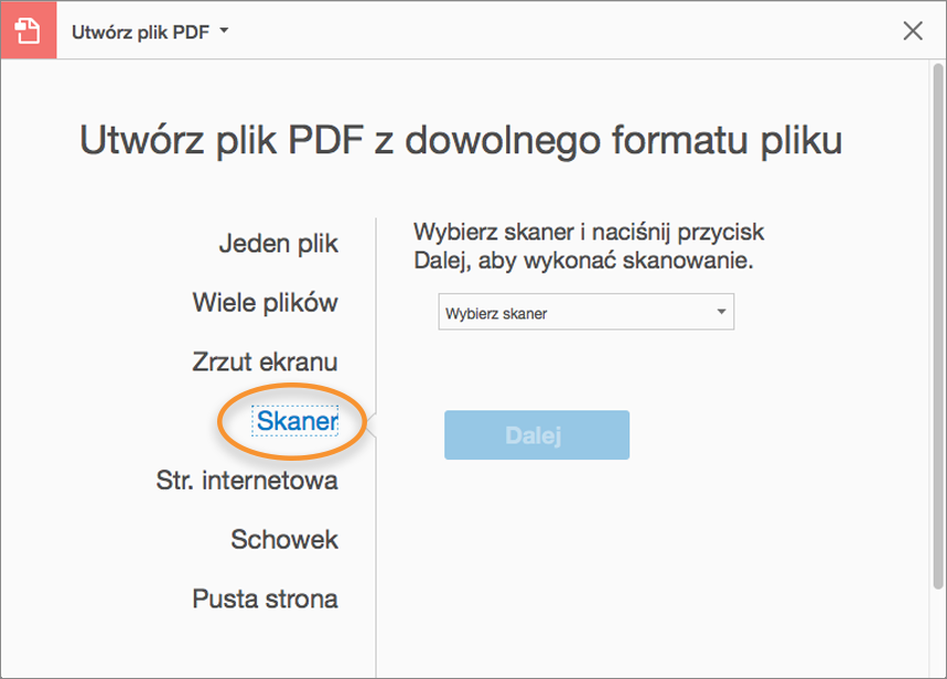 Skanowanie Dokumentow Do Formatu Pdf Adobe Acrobat