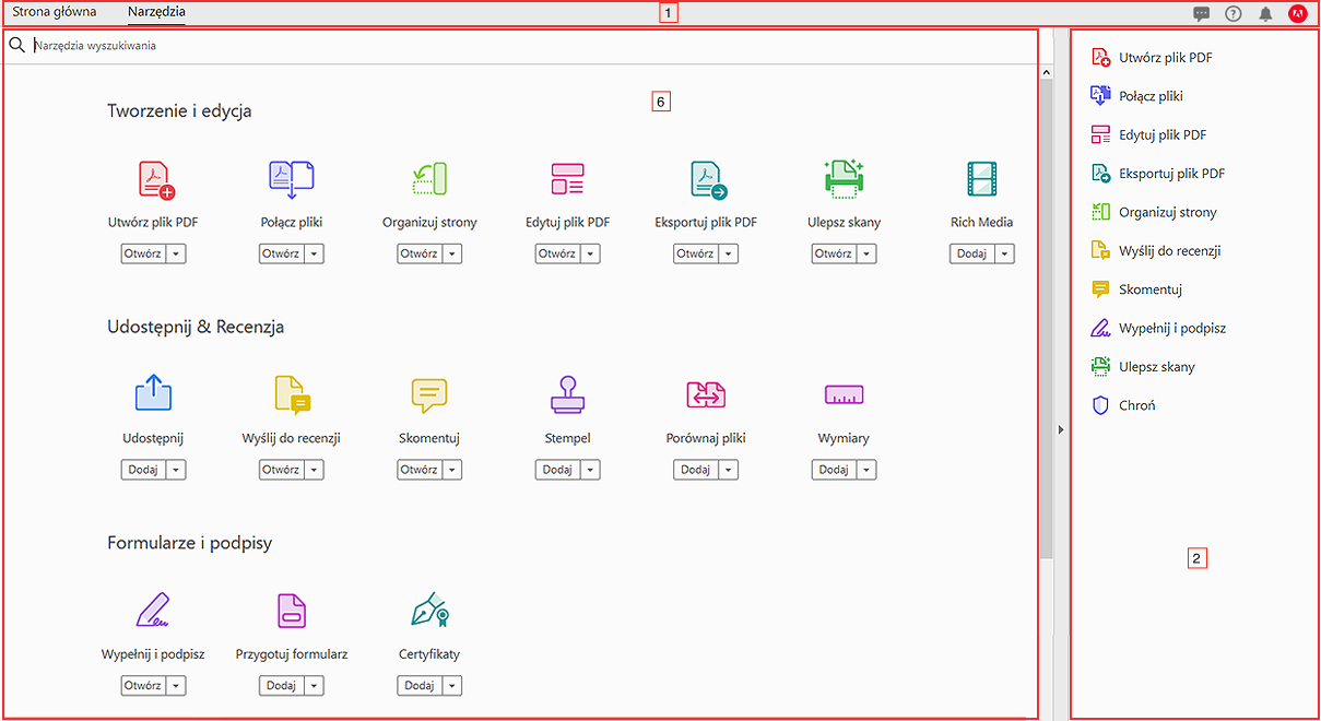 Nowe kontenery VoiceOver w centrum narzędzi