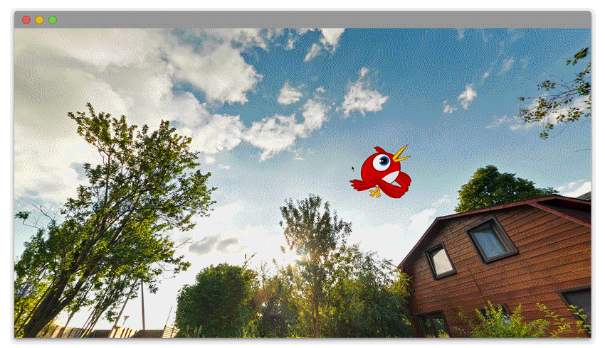 Przykładowe dane wyjściowe VR 360 stopni