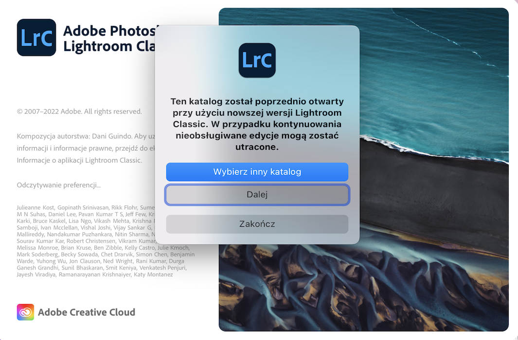 Katalogu programu Lightroom Classic — często zadawane pytania