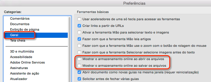 Caixa De Dialogo Salvar Como Em Branco No Acrobat Dc No Mac