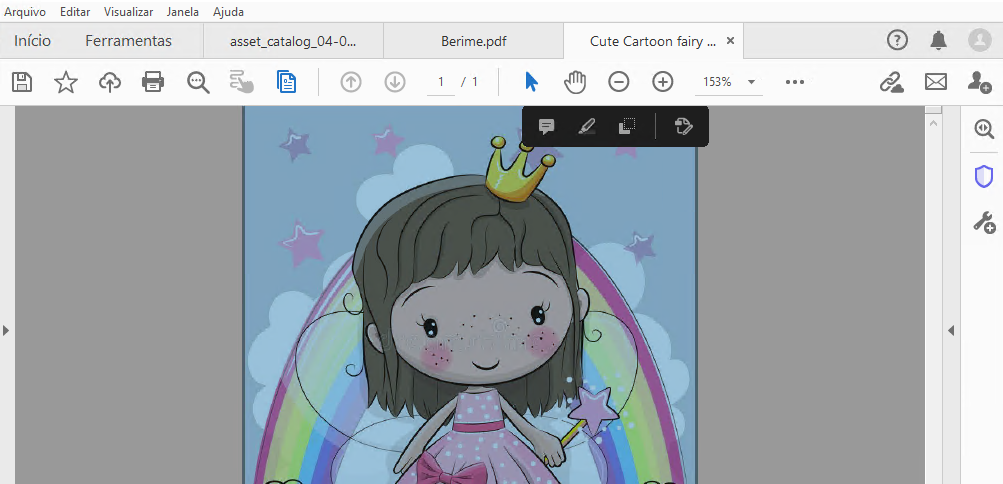 Açőes ao selecionar imagem
