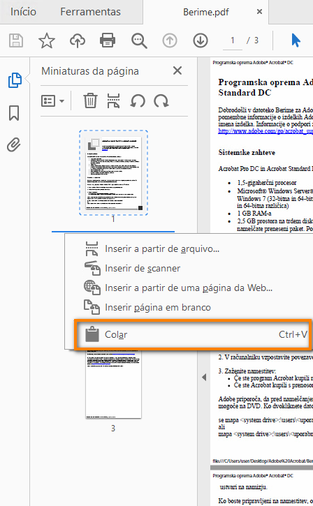 Girar Mover Excluir E Renumerar Paginas Em Um Pdf No Adobe Acrobat