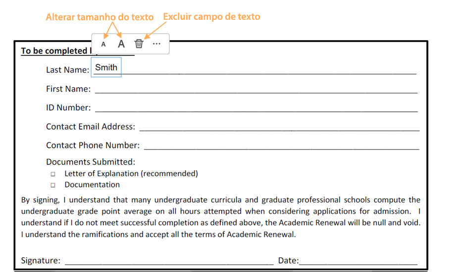 Preencha e assine formulários PDF com a ferramenta Fill & Sign no