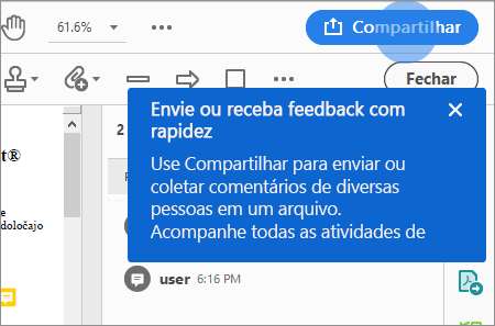 Dica do Acrobat para compartilhar para revisão