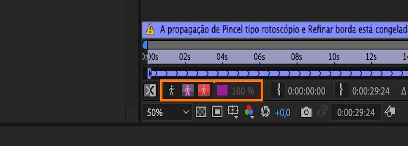 Pincel tipo rotoscópio e Refinar fosco no After Effects