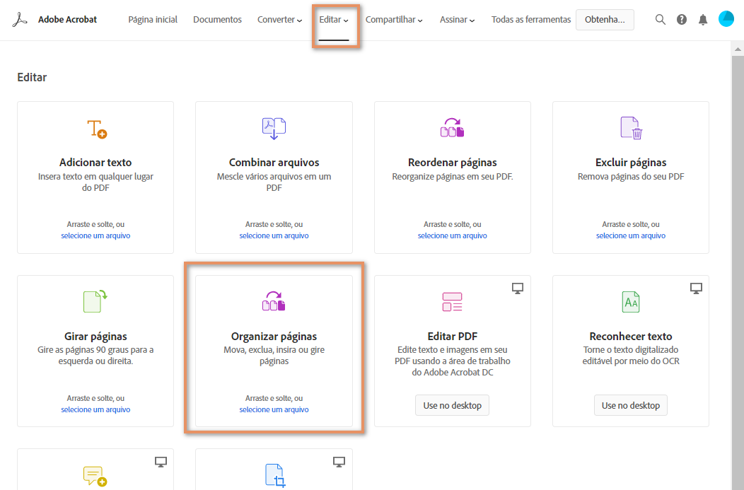 Como Girar Mover Excluir E Renumerar Paginas Em Um Pdf Online