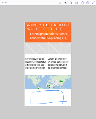 Adicionar espaços reservados para imagens, texto e gráficos ao layout da Comp CC
