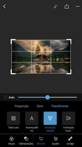 Corrigir perspectiva