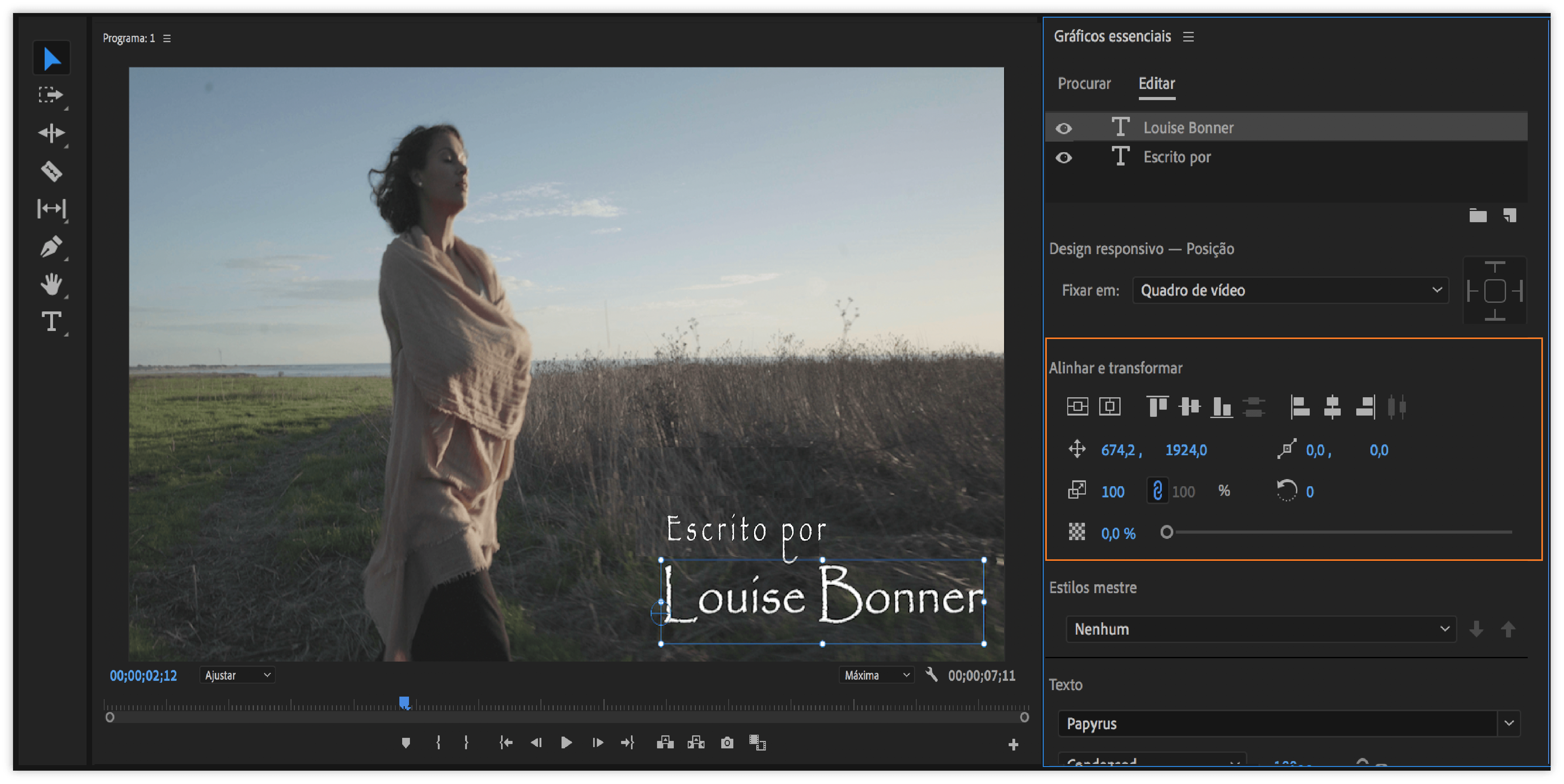 Alterne a animação para camadas de gráficos