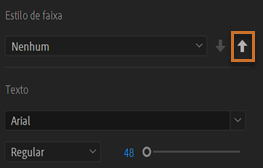 Aplicar estilo a todas as legendas na faixa