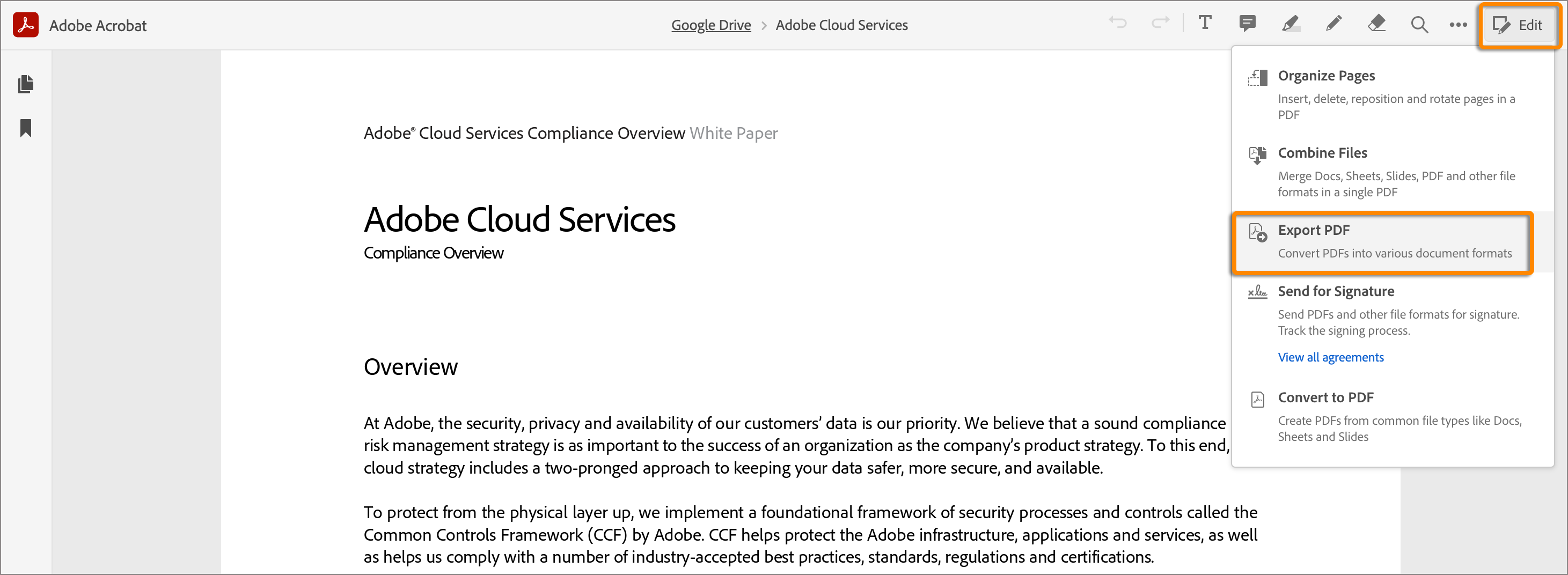 Преобразование файла PDF в документы, слайды и презентации Google