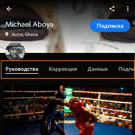 Профиль автора