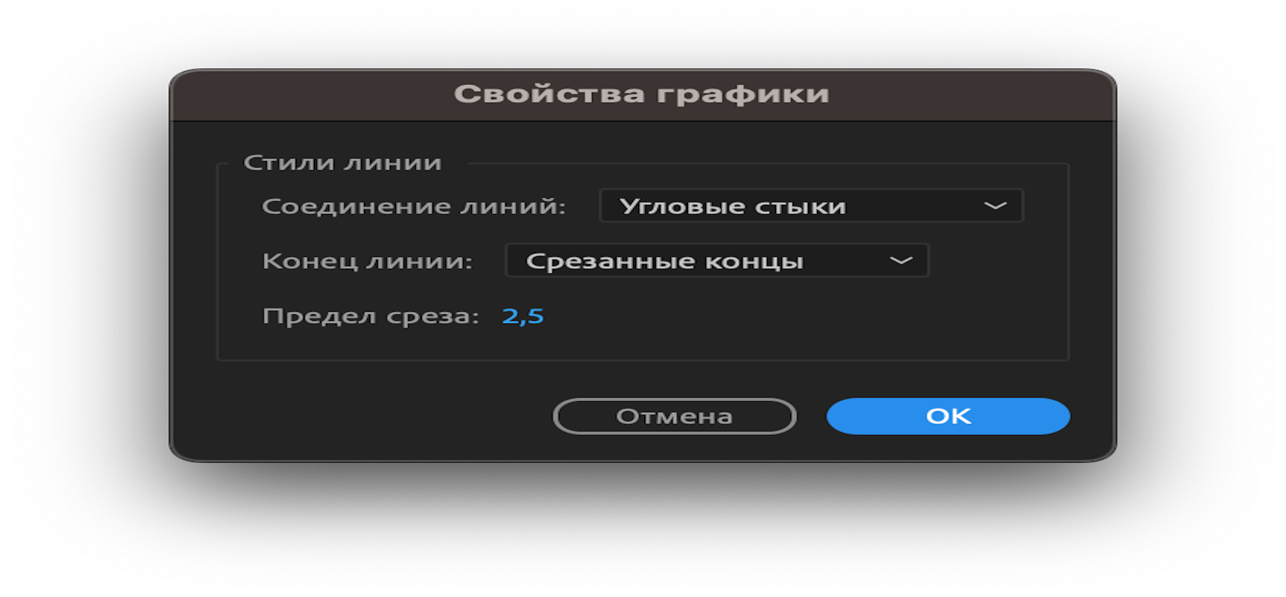 Графические свойства