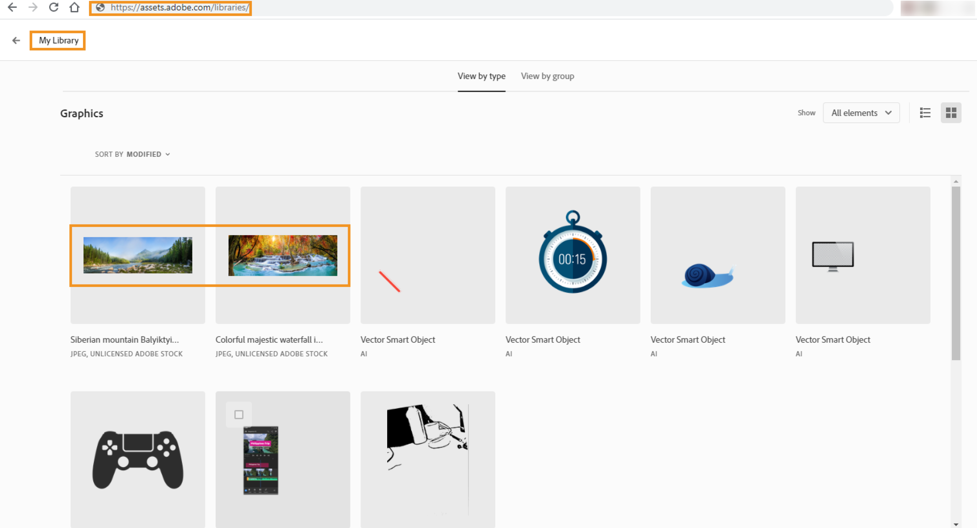 Использование Adobe Stock