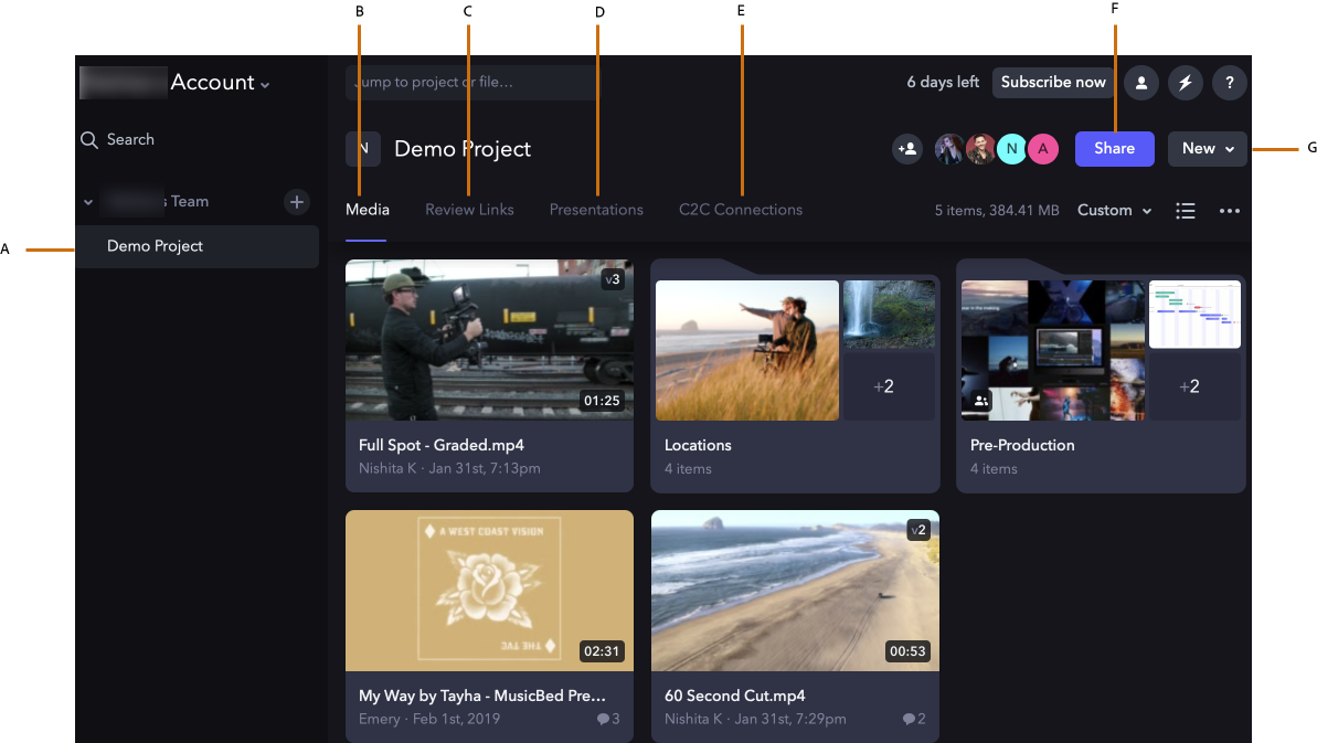 Узнайте, как использовать Frame.io с Premiere Pro и After Effects