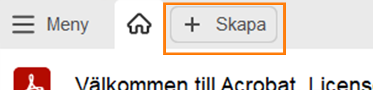 Skapa en PDF-fil