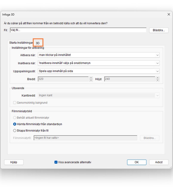 Justera-3d-parametrarna