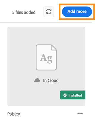 Lägga till egna teckensnitt i Creative Cloud-program