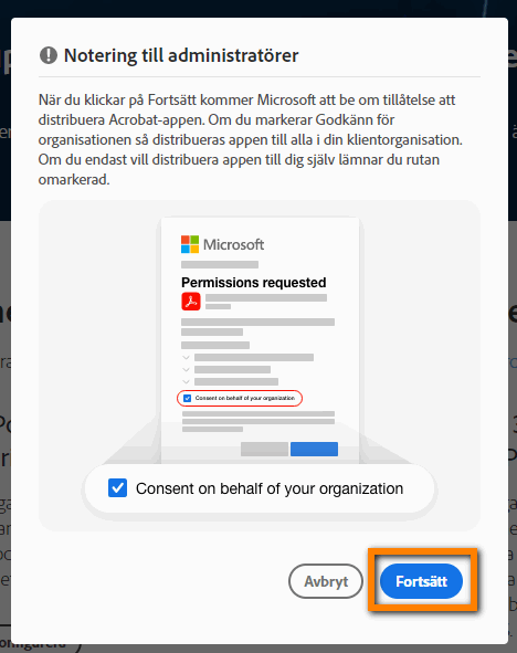 Notering till administratörer