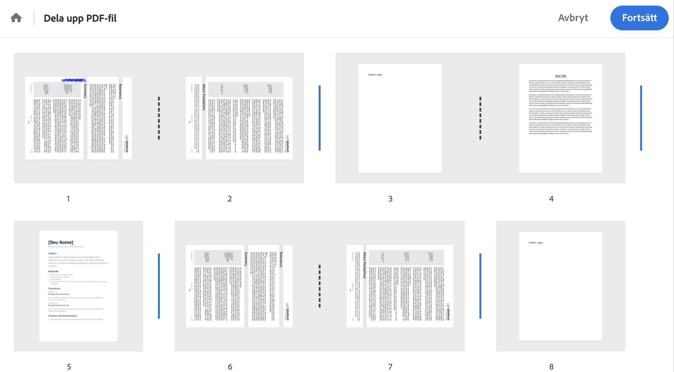 Dela Upp Pdf I Flera Filer