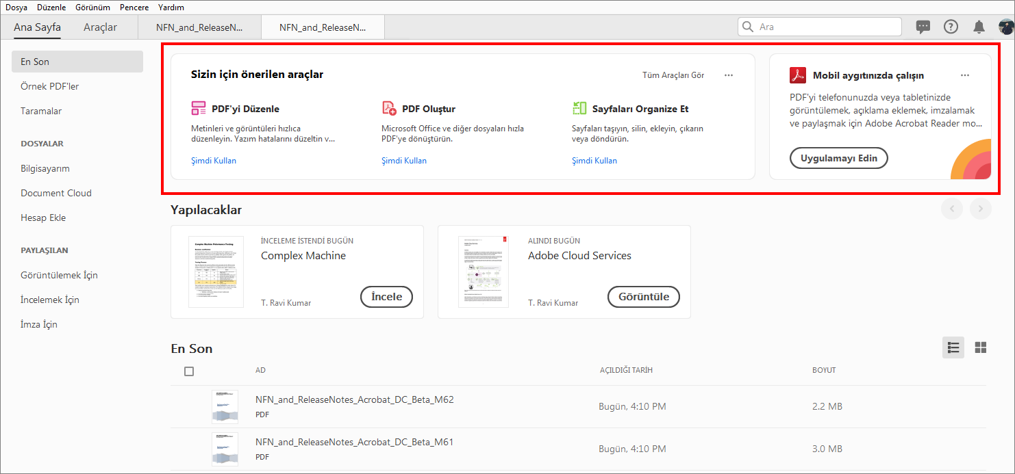 Uygulama içi başlangıç deneyimi