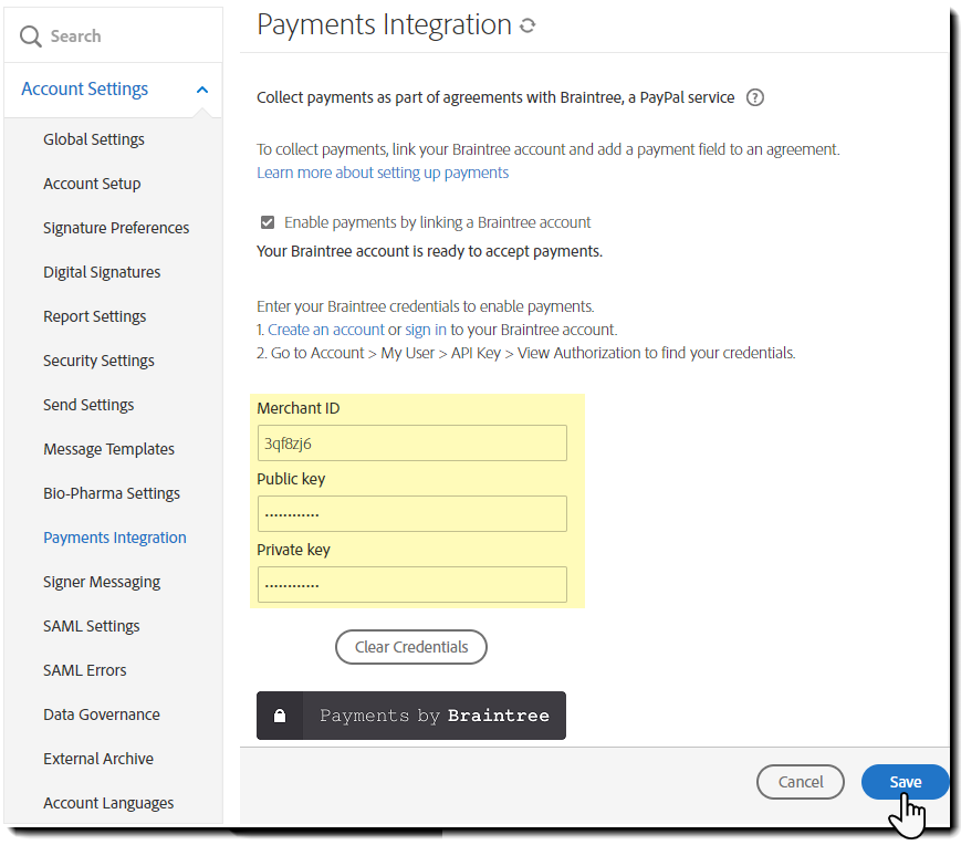 Farklı bir hesaba bağlayın