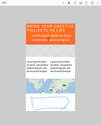 將影像預留位置、文字、圖形新增至 Comp CC 版面