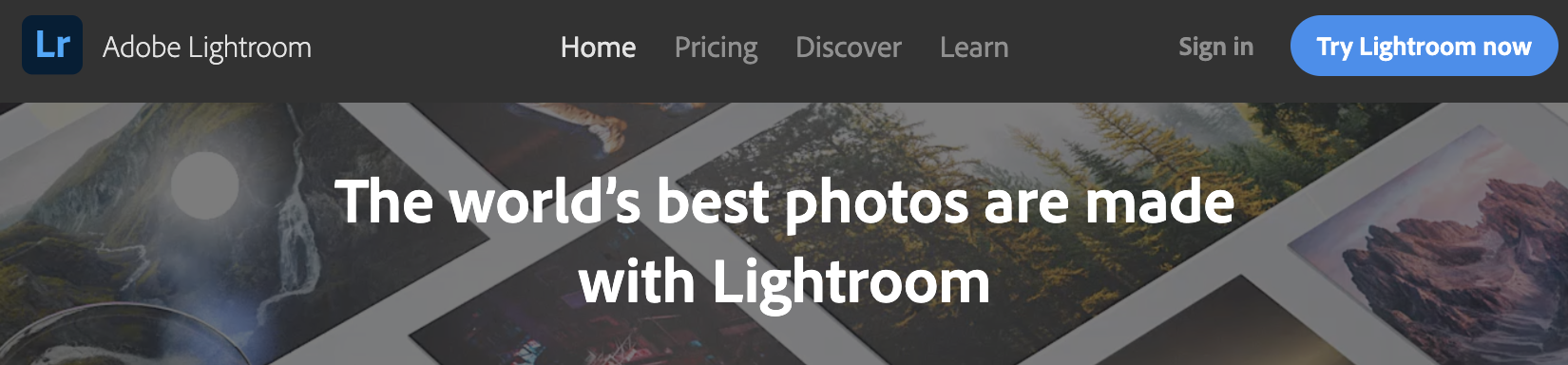 Lightroom on the web