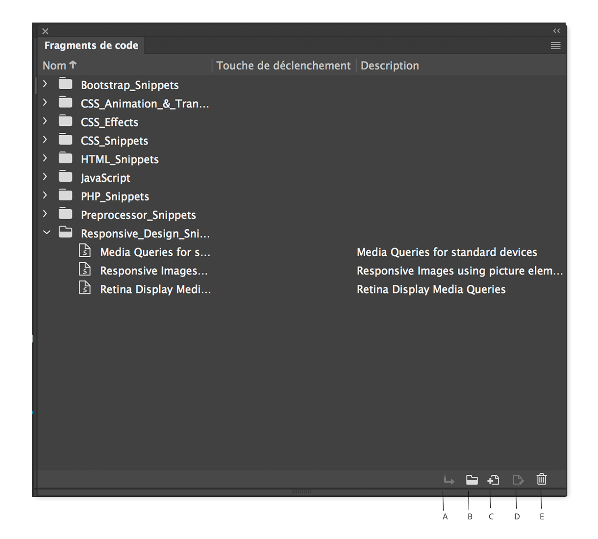 Apprenez à réutiliser du code dans Dreamweaver à l’aide du panneau ...